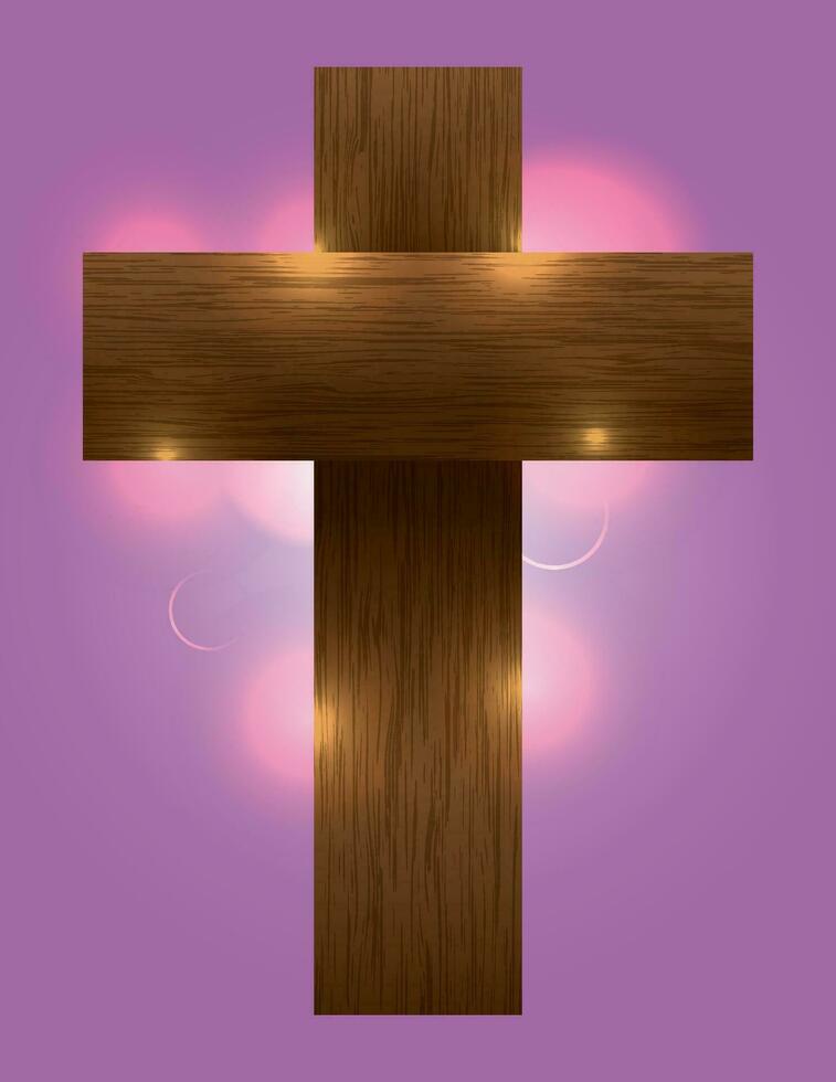 Wooden Cross Illustration vector