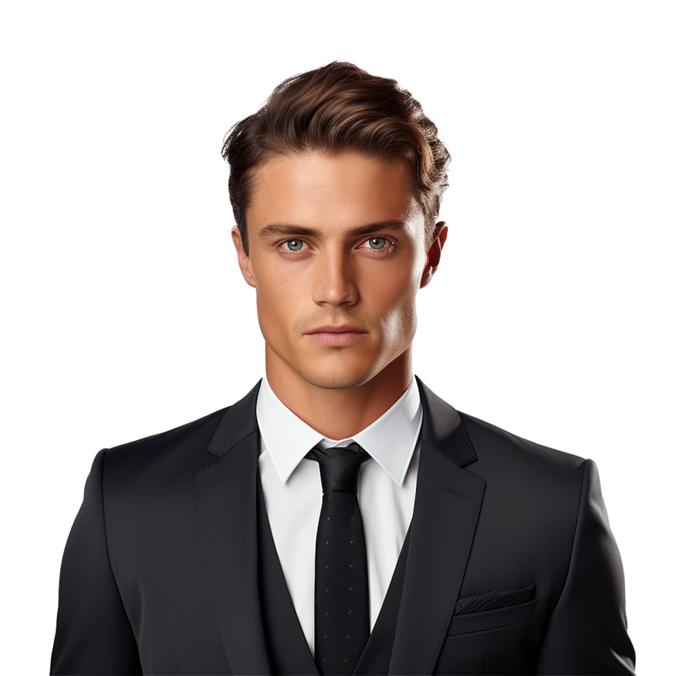 AI generated Businessman isolated on transparent background png