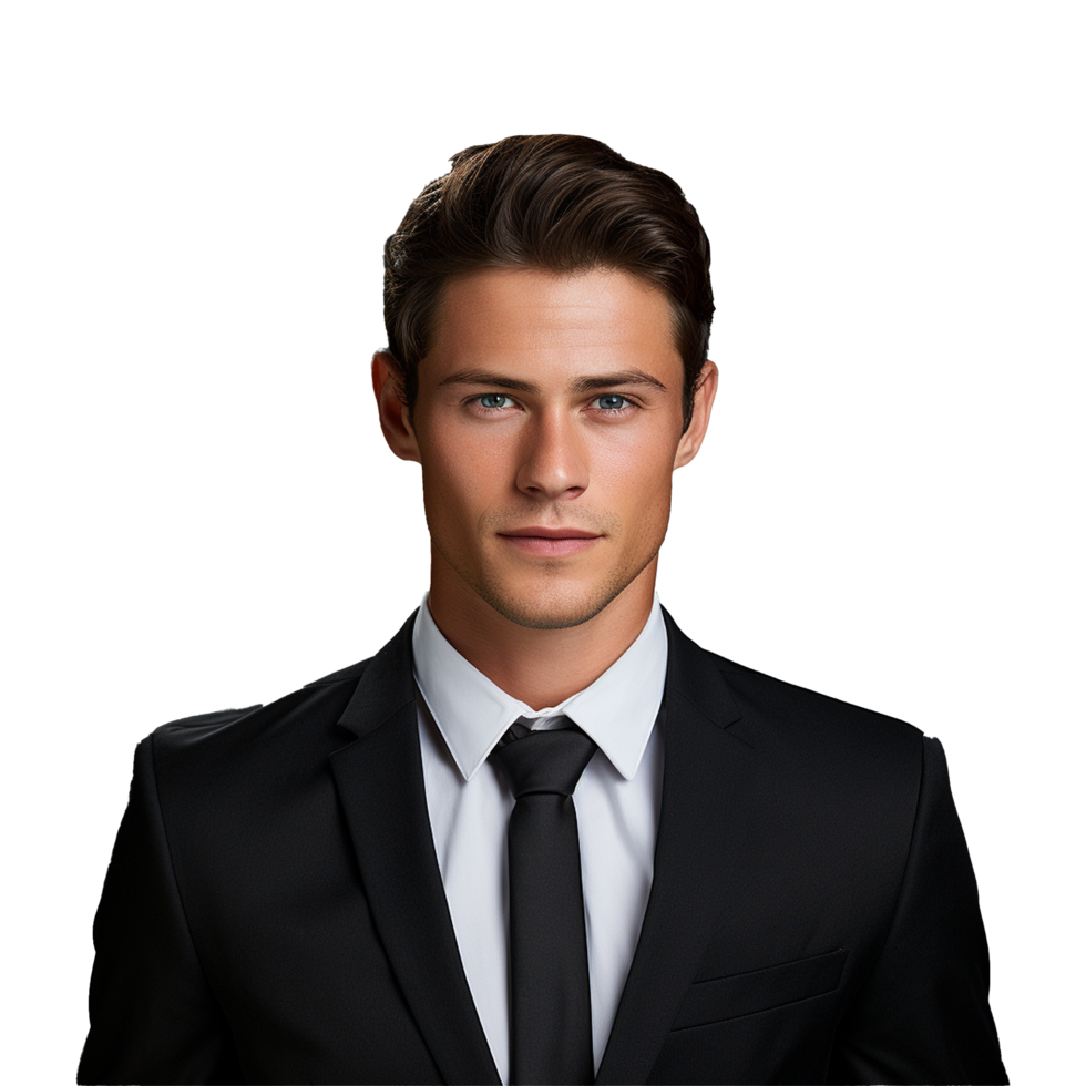 AI generated Businessman isolated on transparent background png