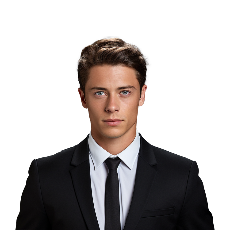 AI generated Businessman isolated on transparent background png