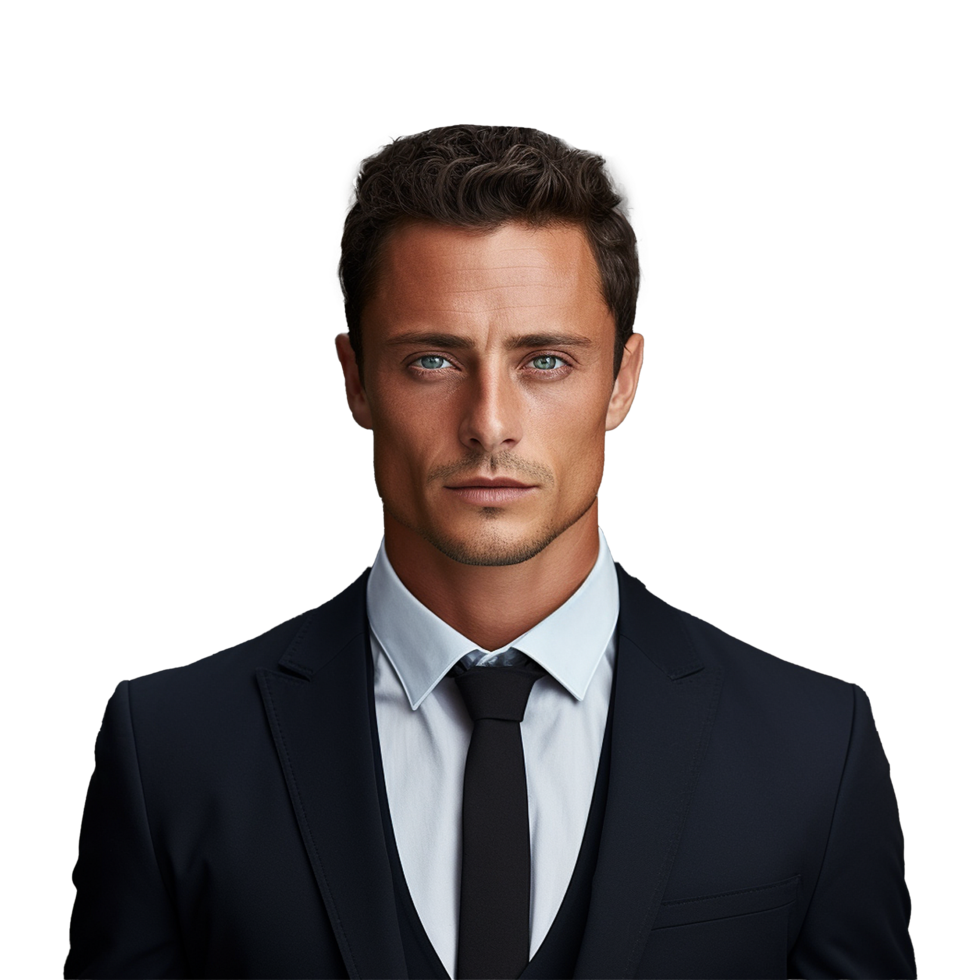AI generated Businessman isolated on transparent background png
