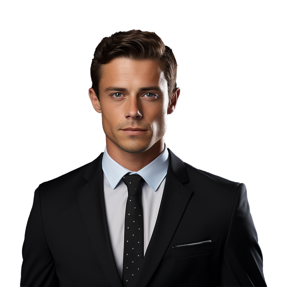 AI generated Businessman isolated on transparent background png
