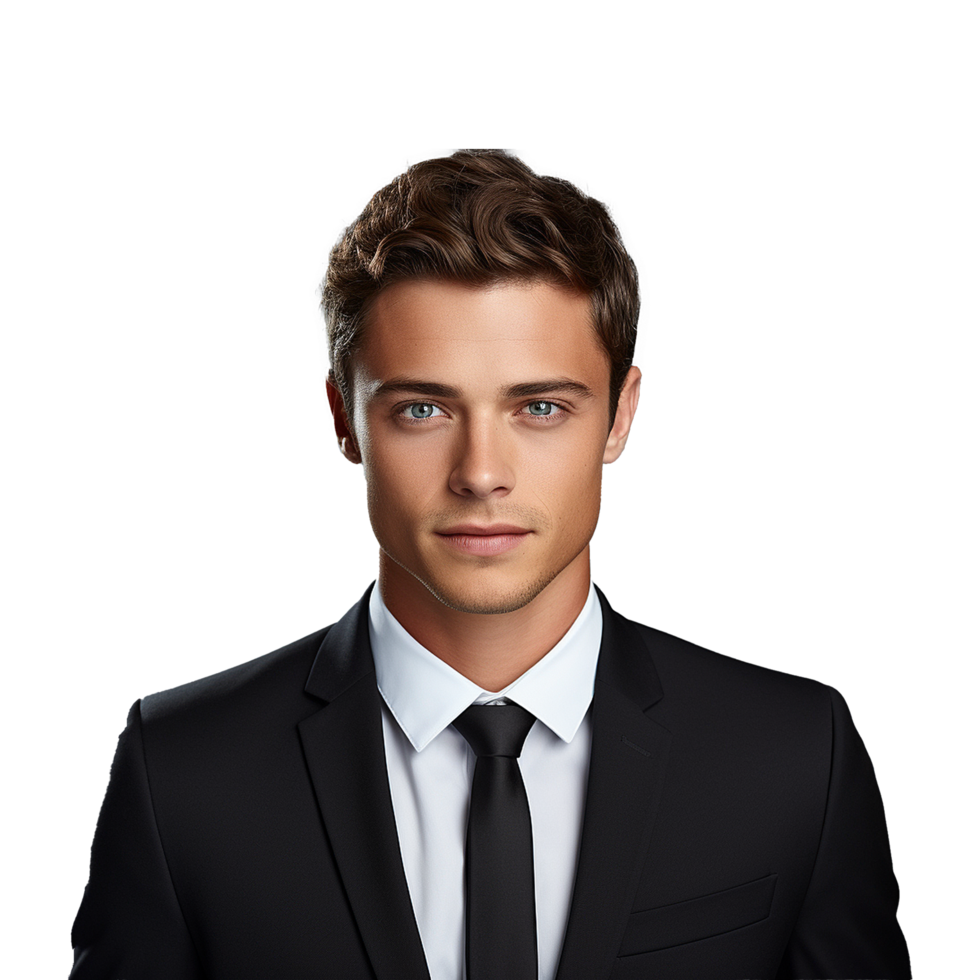 AI generated Businessman isolated on transparent background png