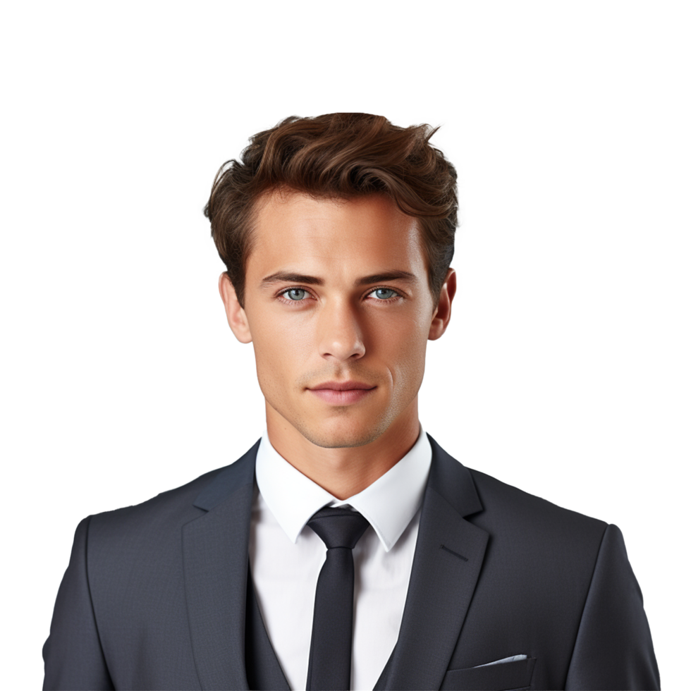 AI generated Businessman isolated on transparent background png