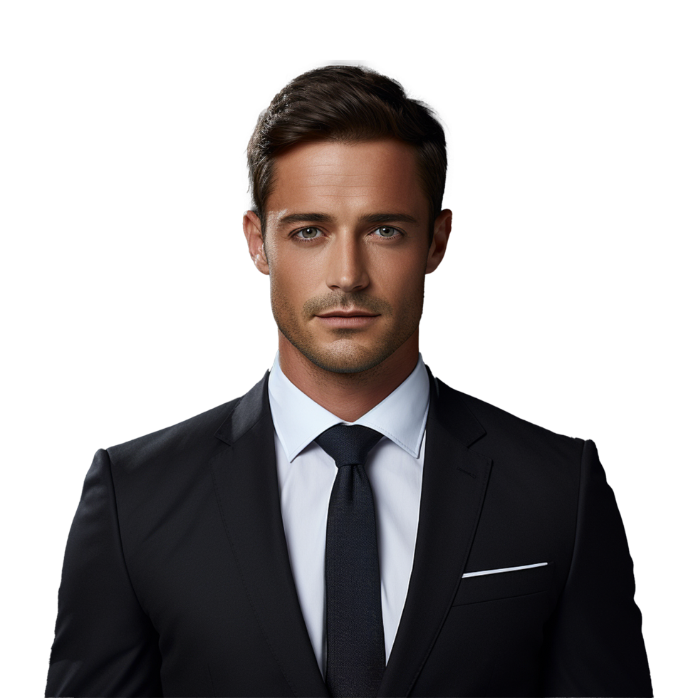AI generated Businessman isolated on transparent background png