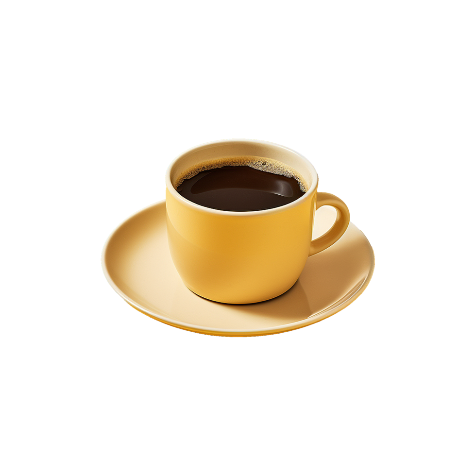 AI generated Coffee cup isolated on transparent background png