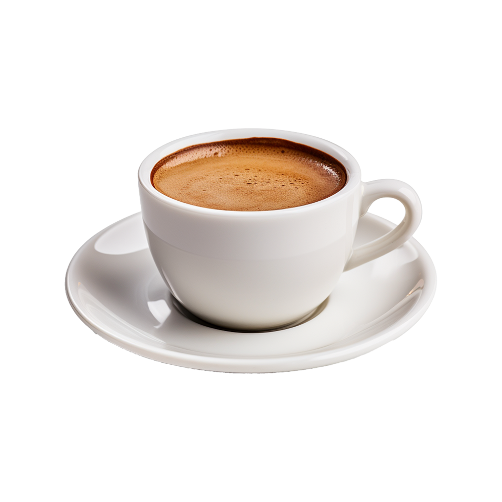 ai generado café taza aislado en transparente antecedentes png