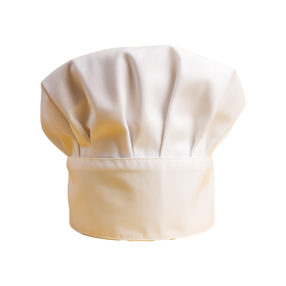 AI generated Chef hat isolated on transparent background png