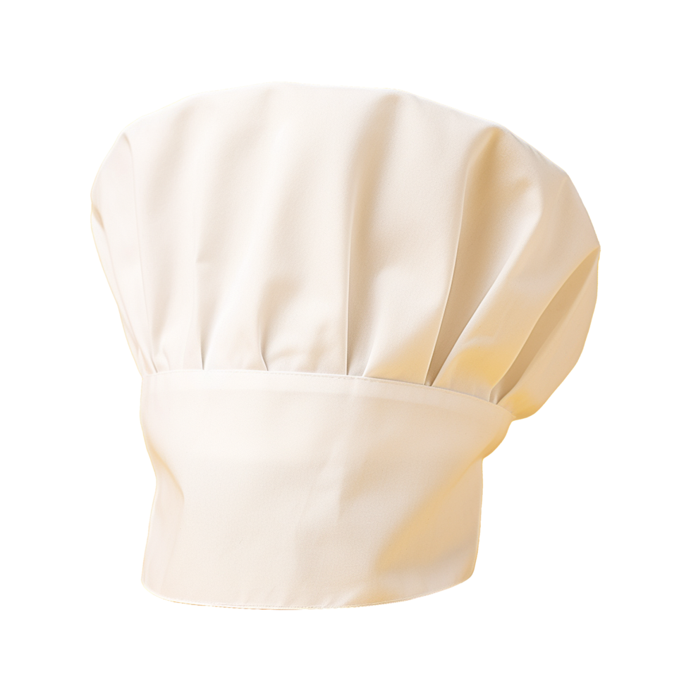 AI generated Chef hat isolated on transparent background png