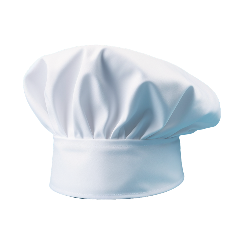 AI generated Chef hat isolated on transparent background png