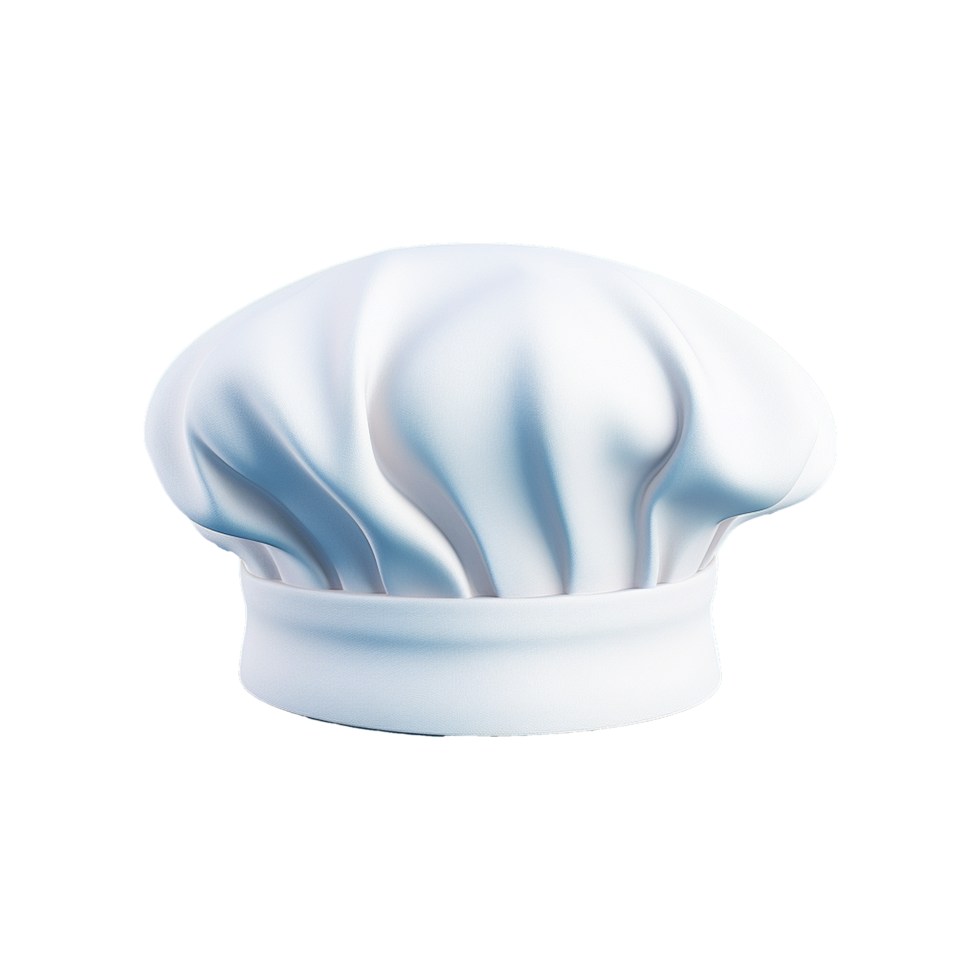 AI generated Chef hat isolated on transparent background png