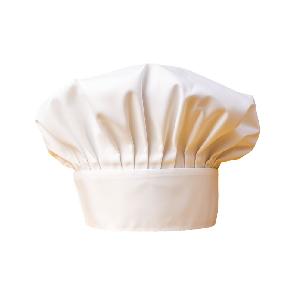 AI generated Chef hat isolated on transparent background png