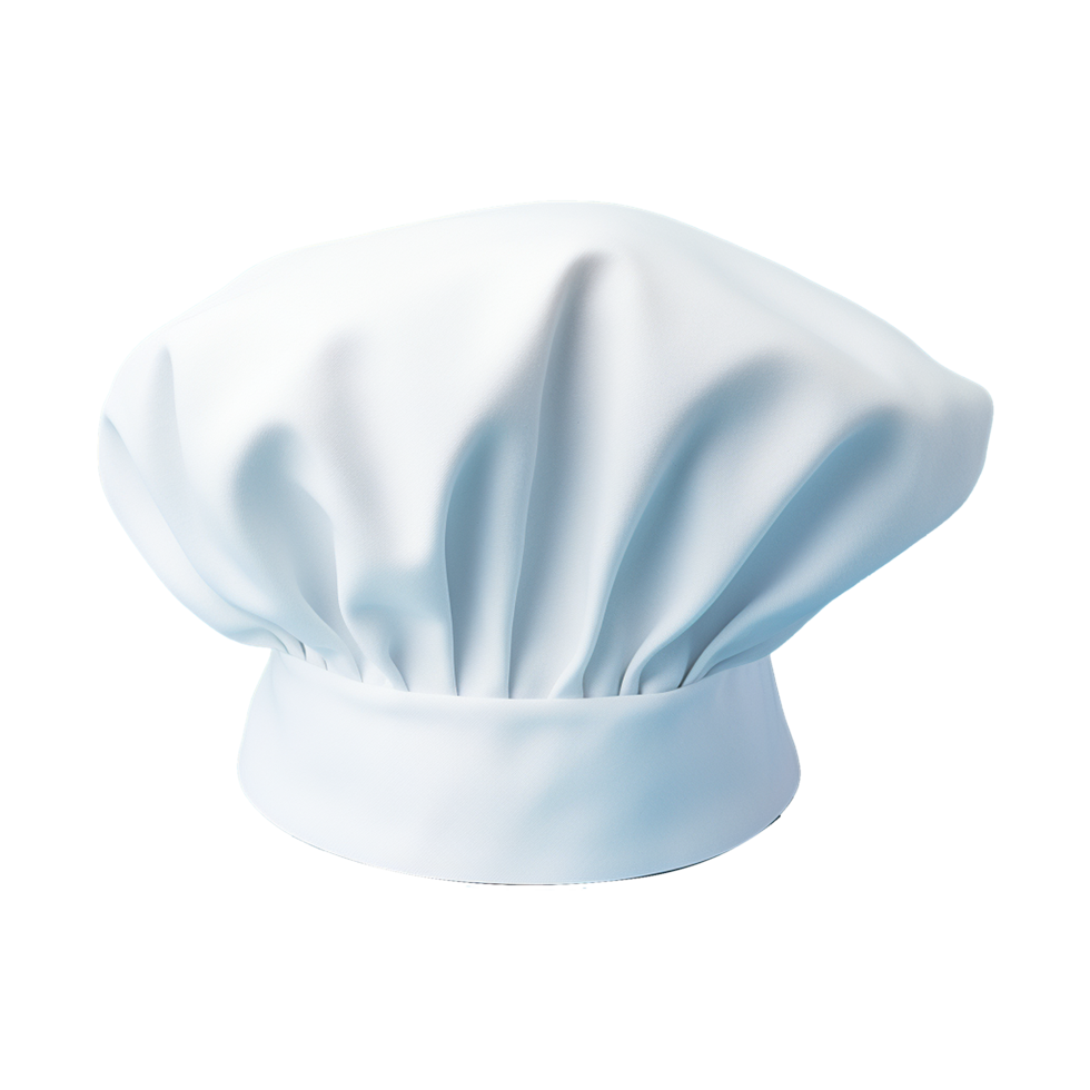 AI generated Chef hat isolated on transparent background png