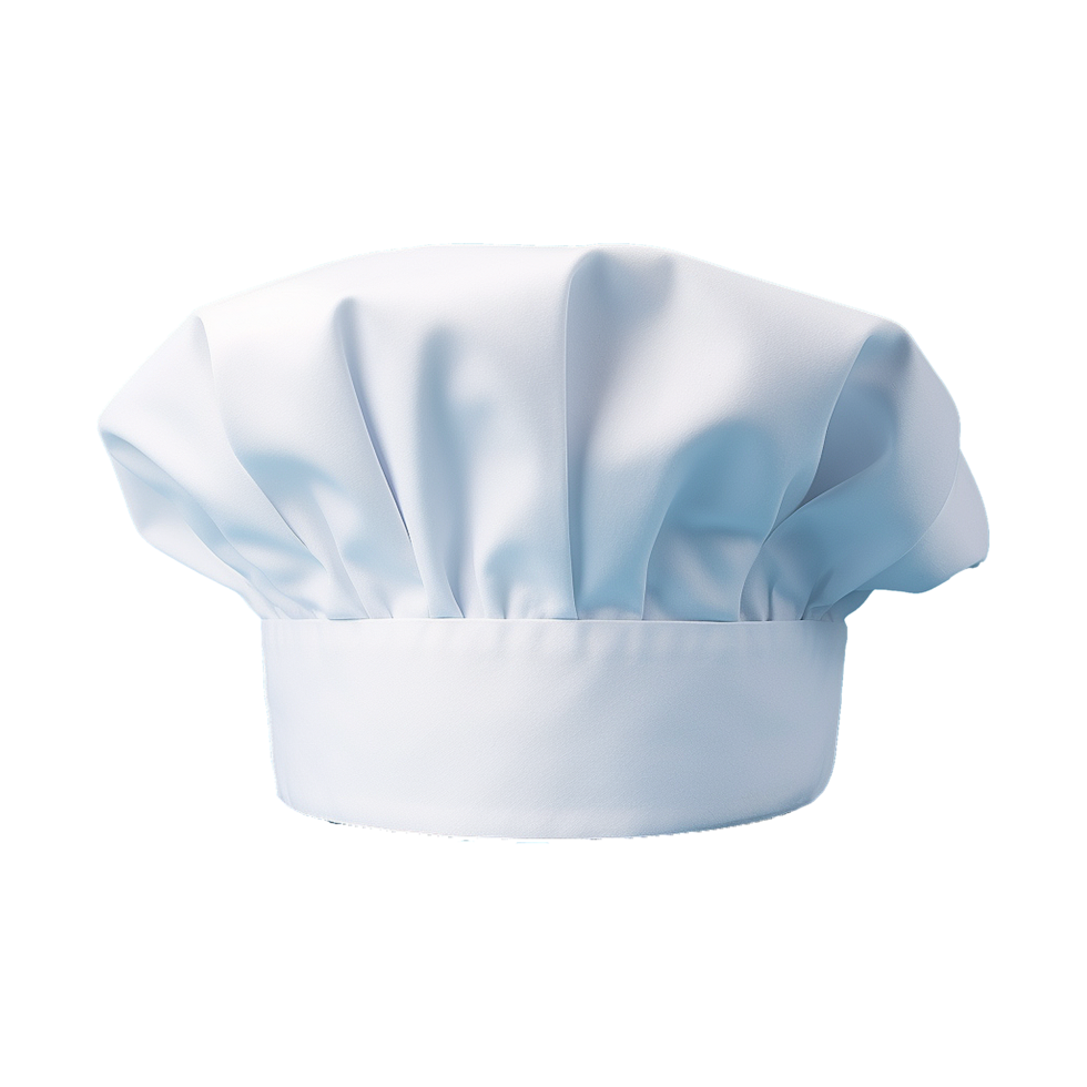 AI generated Chef hat isolated on transparent background png