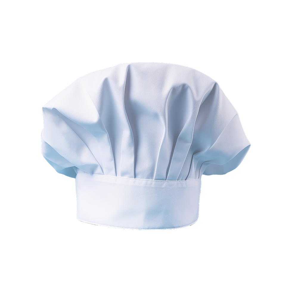 AI generated Chef hat isolated on transparent background png
