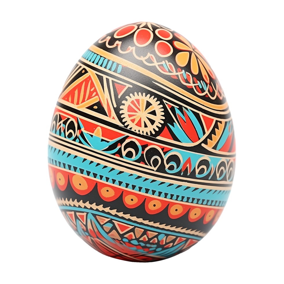 AI generated Easter egg in transparent background png