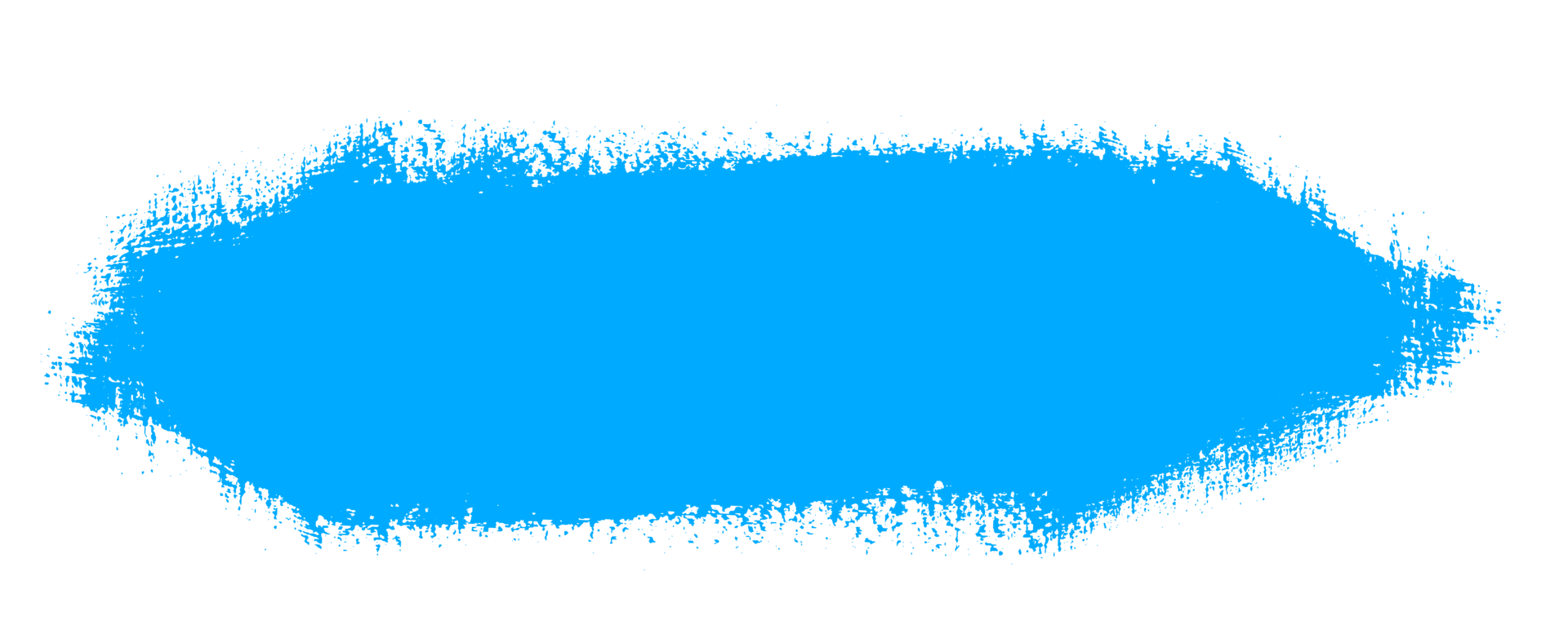 Hand drawn blue color ink paint brush strokes isolated text design quote or text information. Graphic elements painted for text information, ads, offer, big, splatter stains, paintbrush, overlay. png