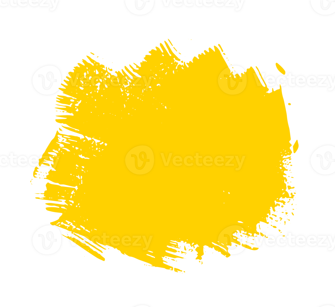 Hand drawn yellow color ink paint brush strokes isolated text design quote or text information. Graphic elements painted for text information, ads, offer, big, splatter stains, paintbrush, overlay. png