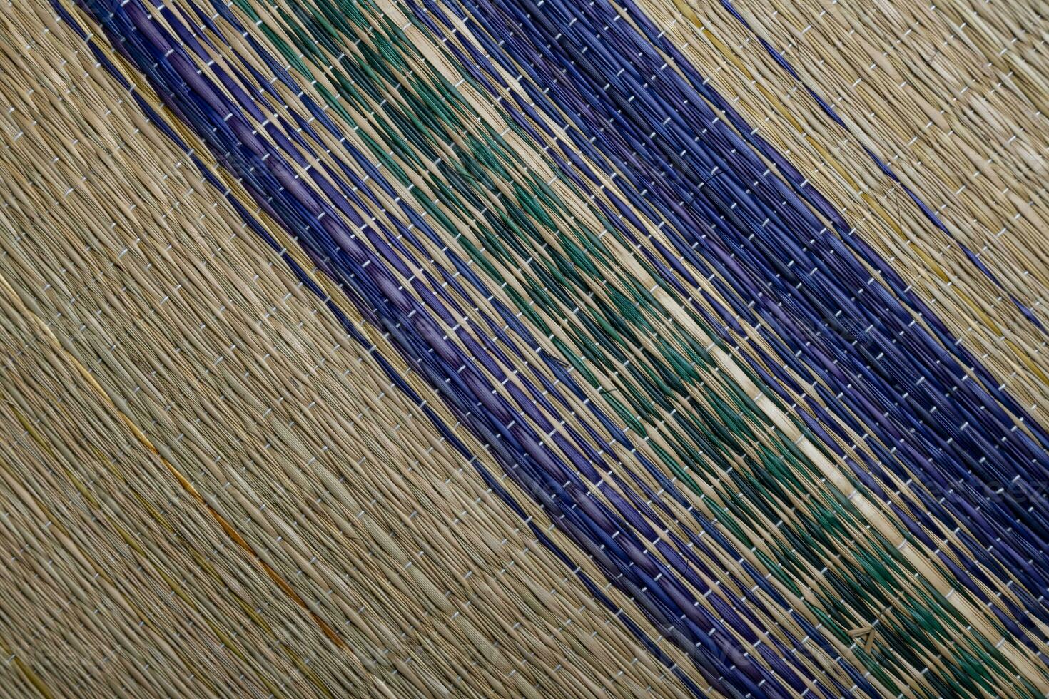 Bamboo mat texture background Abstract background photo