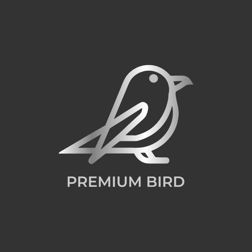 Simple Bird Logo vector