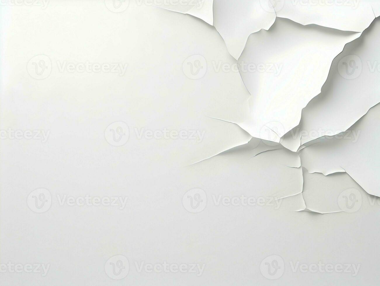 AI generated White paper with tear and torn background. High quality. AI Generative photo