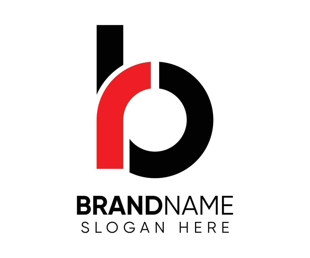 R B logo design vector template