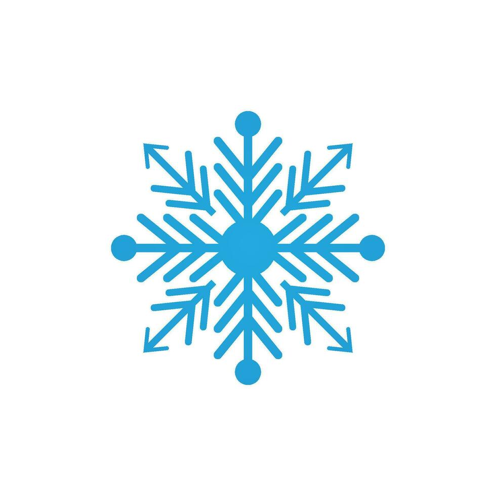 nieve hielo logo Arte vector modelo ilustración