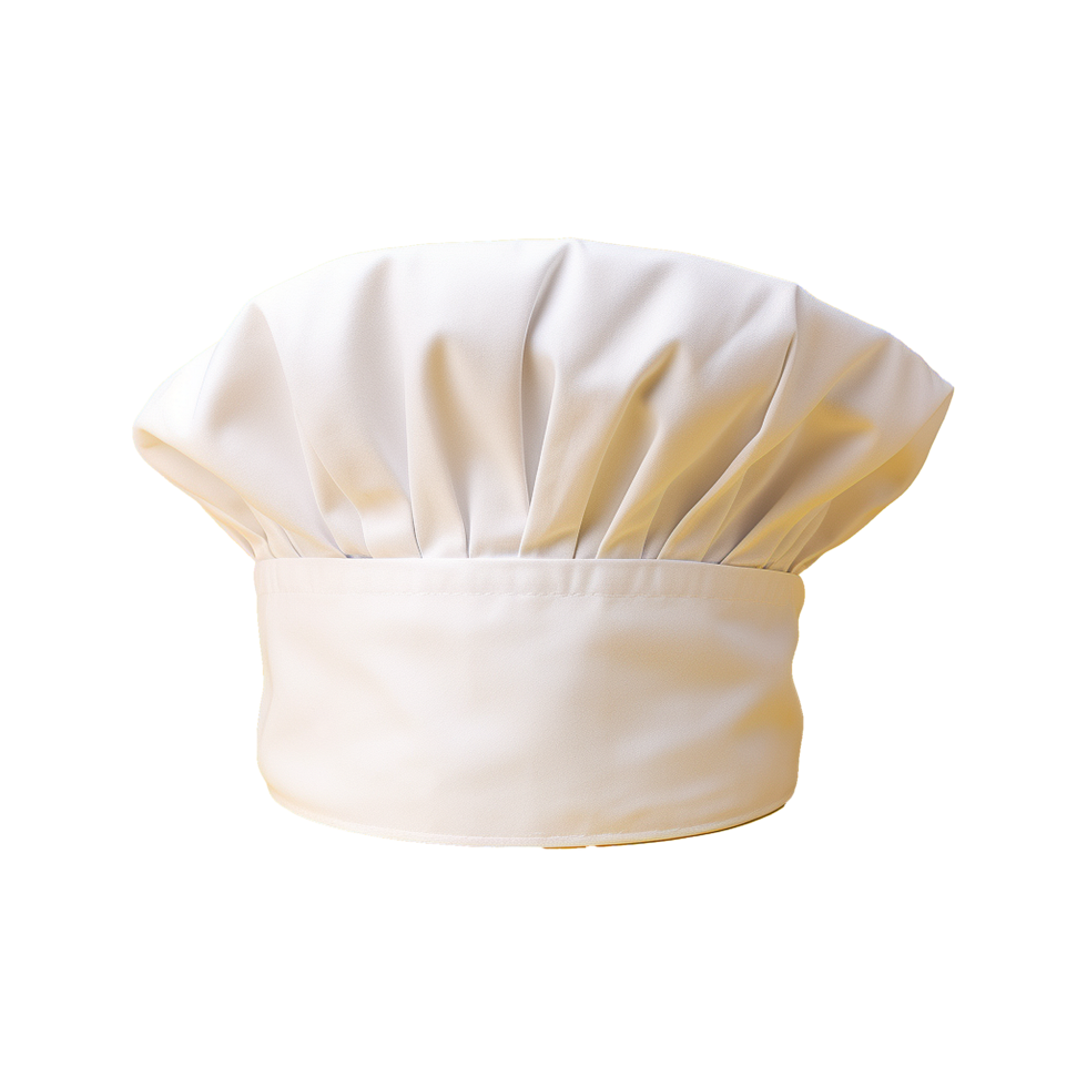 AI generated Chef hat isolated on transparent background png