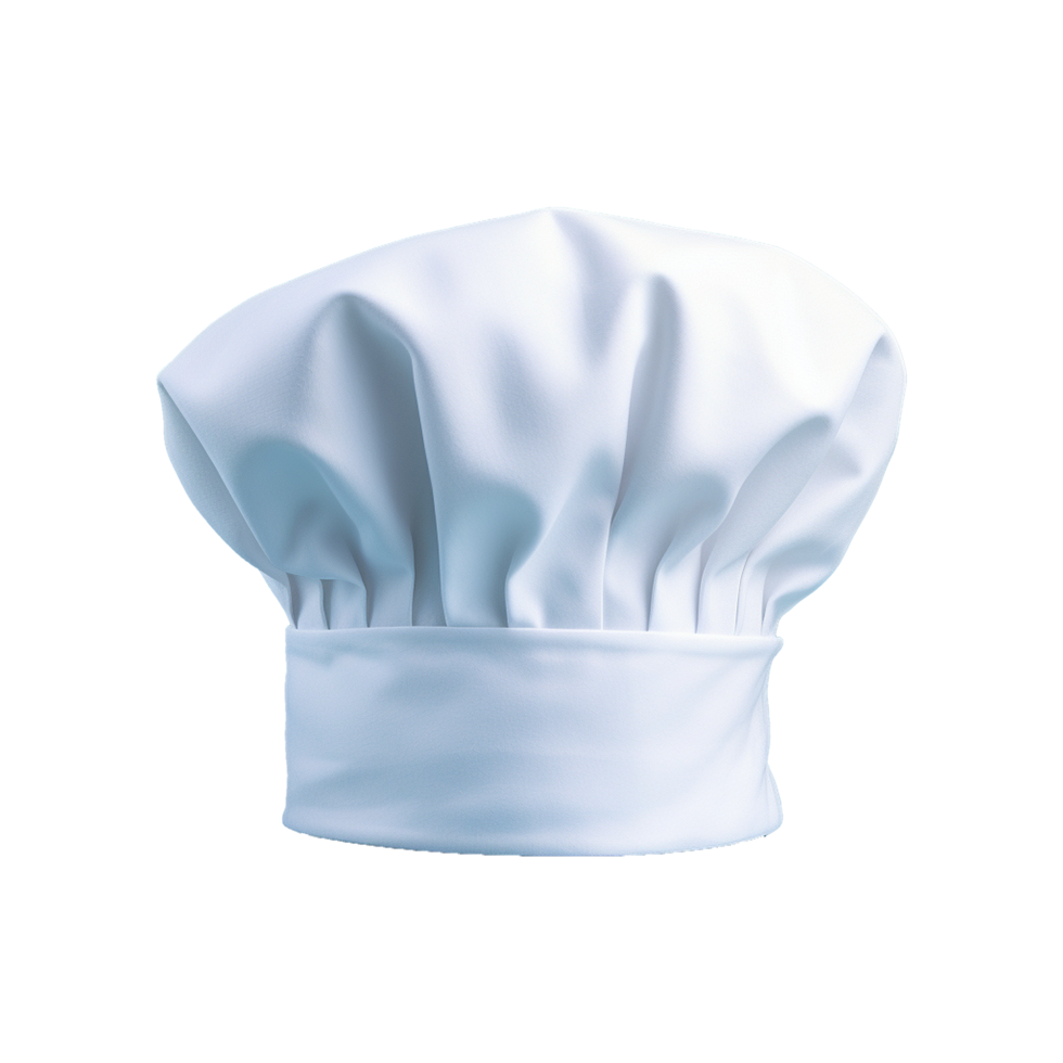 AI generated Chef hat isolated on transparent background png