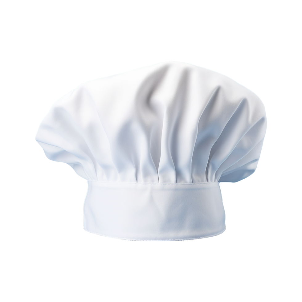 AI generated Chef hat isolated on transparent background png