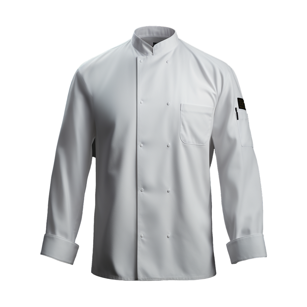 AI generated Chef coat isolated on transparent background png