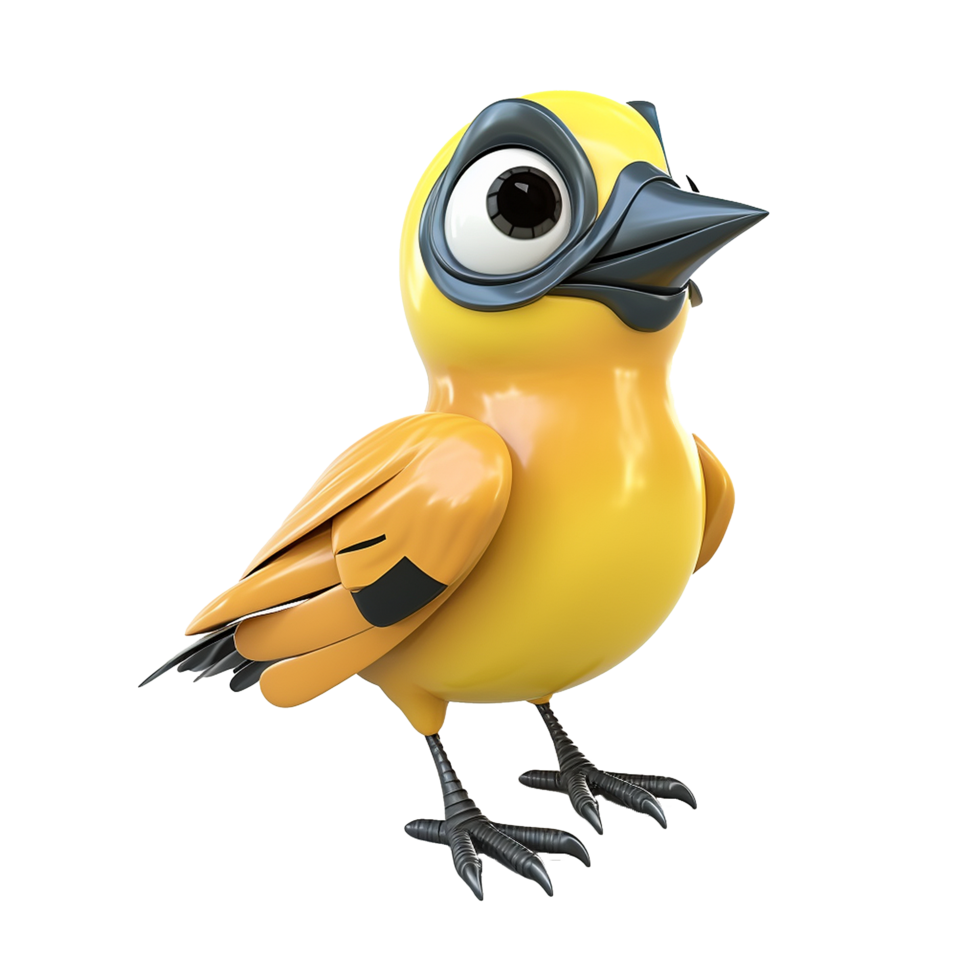 AI generated Bird png isolated on transparent background