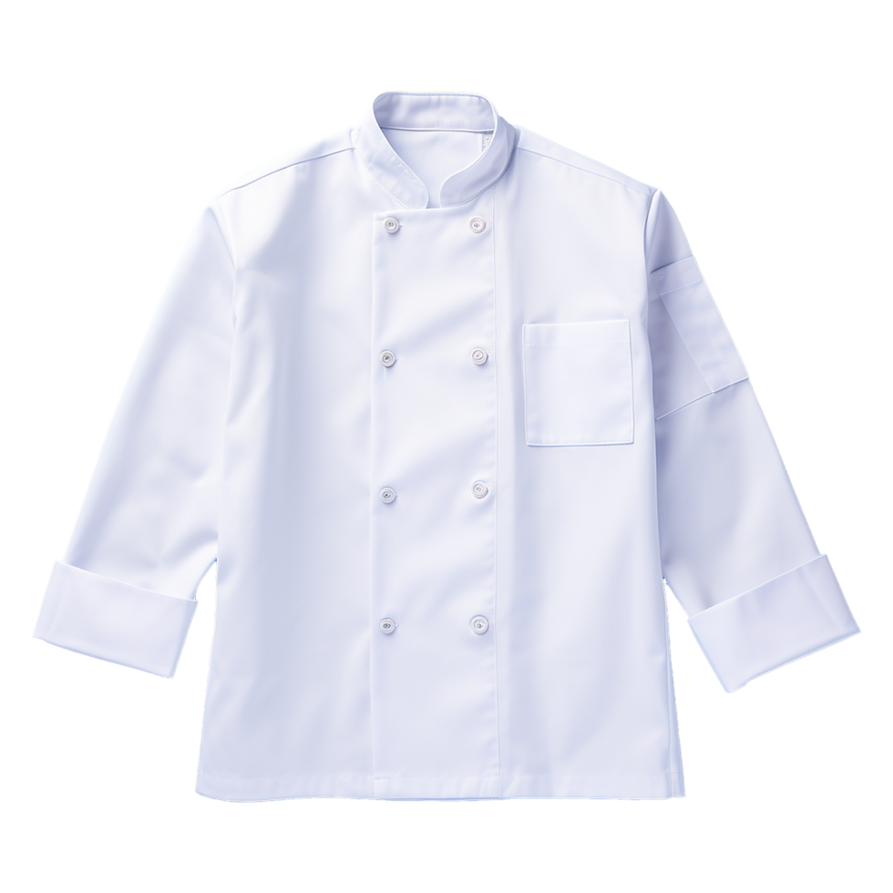 AI generated Chef coat isolated on transparent background png