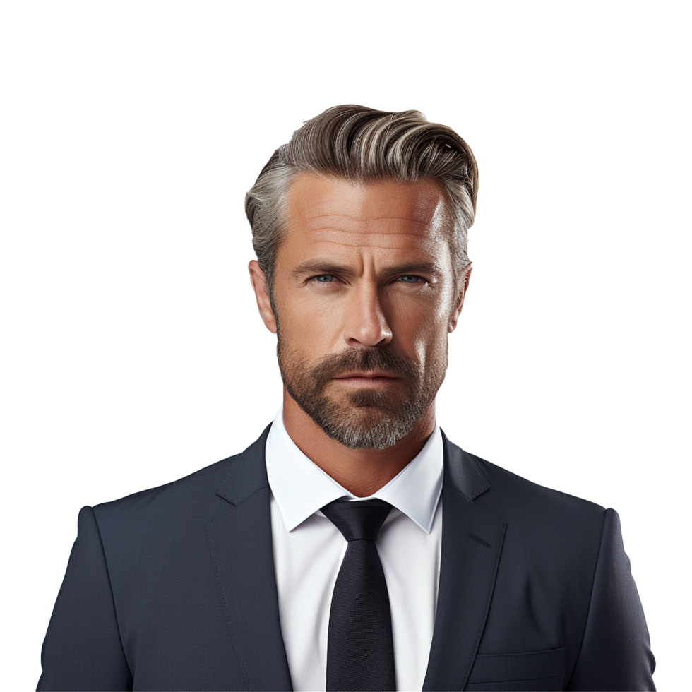 AI generated Businessman isolated on transparent background png