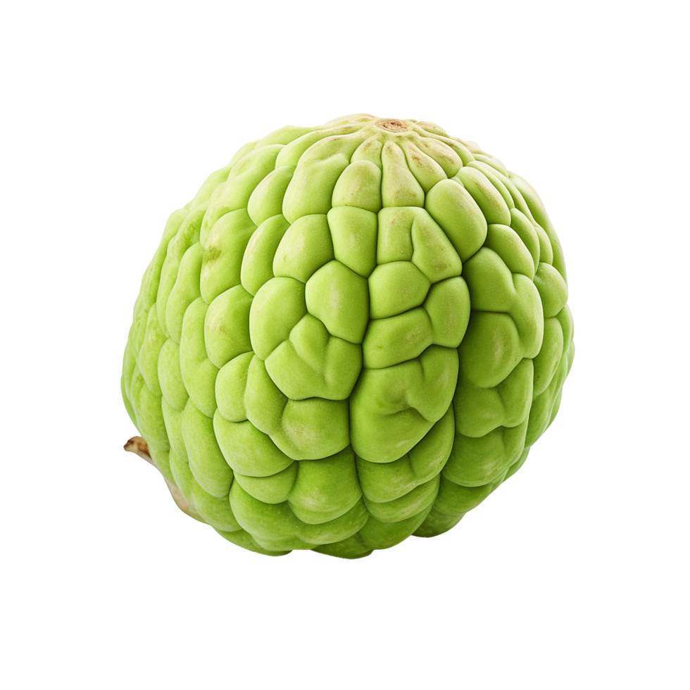 AI generated Sugar apple or custard apple png isolated on transparent background