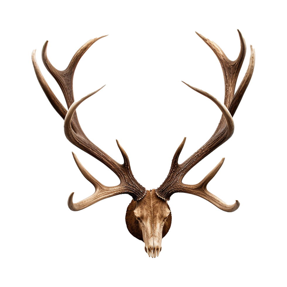 AI generated Antlers png isolated on transparent background