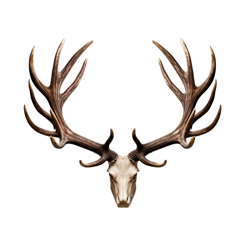 AI generated Antlers png isolated on transparent background