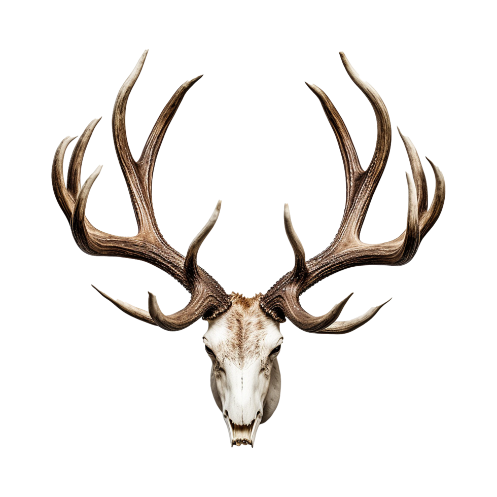 AI generated Antlers png isolated on transparent background
