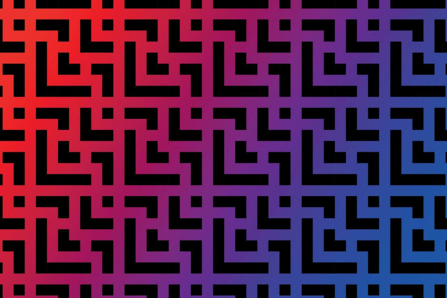 Vector seamless line art pattern design.