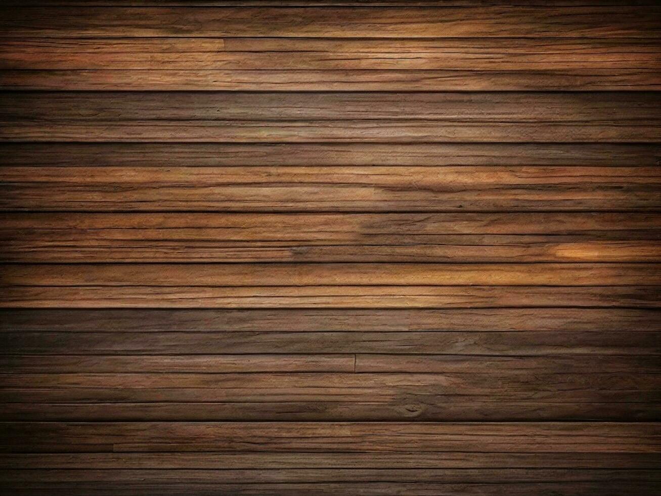 AI generated Dark brown wooden texture art background. wood texture of wall panel or table. photo