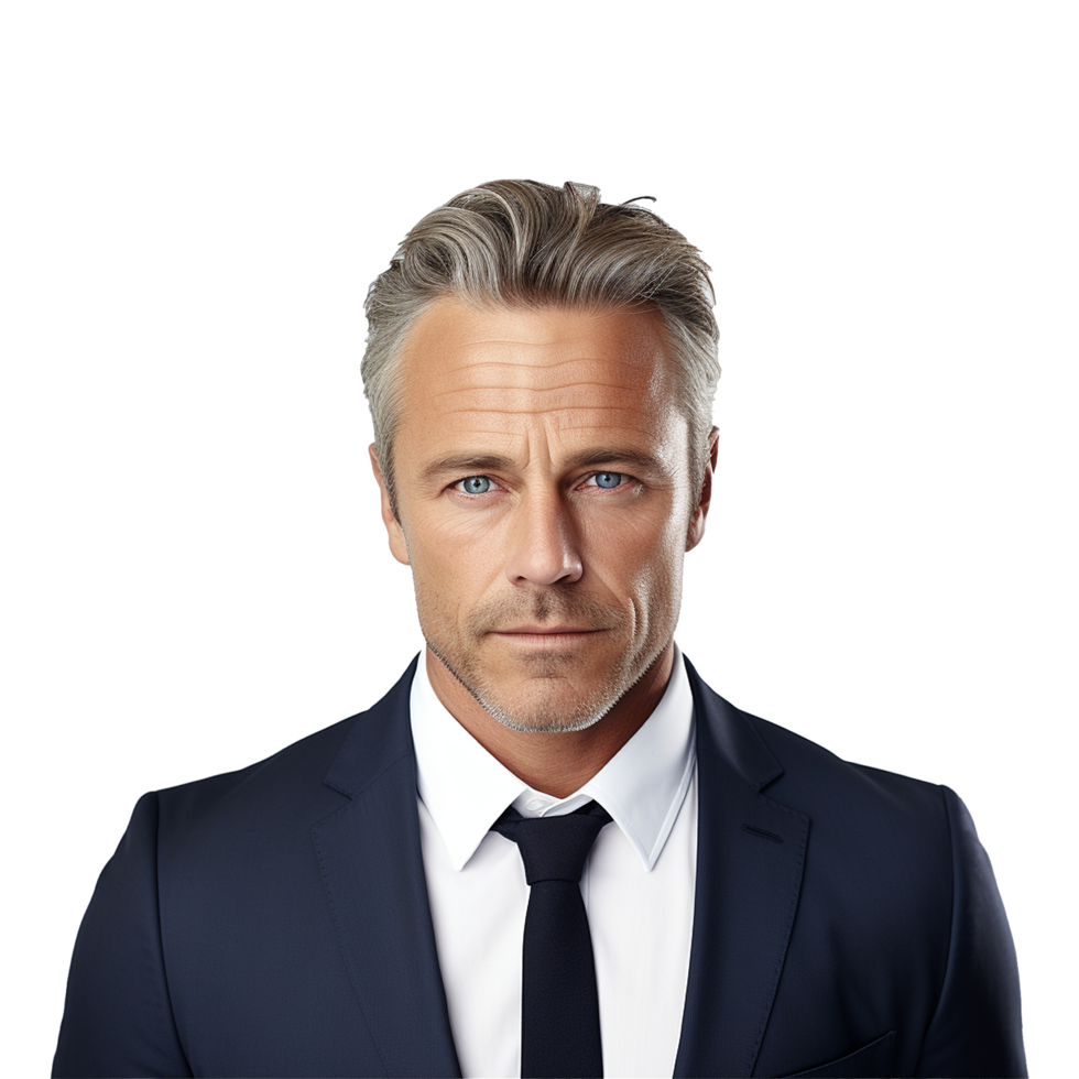 AI generated Businessman isolated on transparent background png