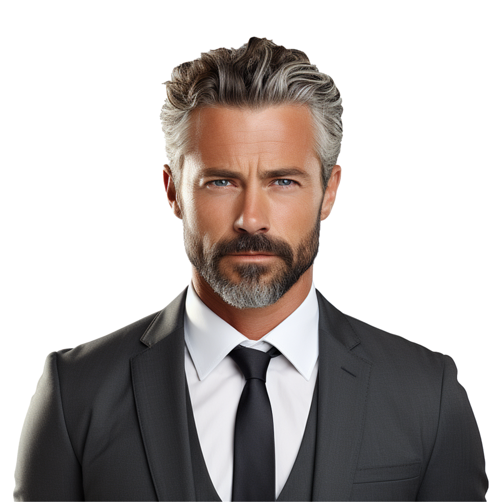 AI generated Businessman isolated on transparent background png