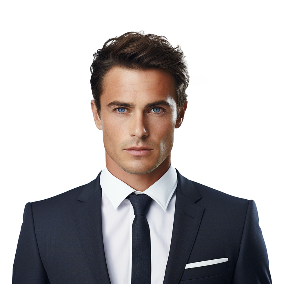 AI generated Businessman isolated on transparent background png