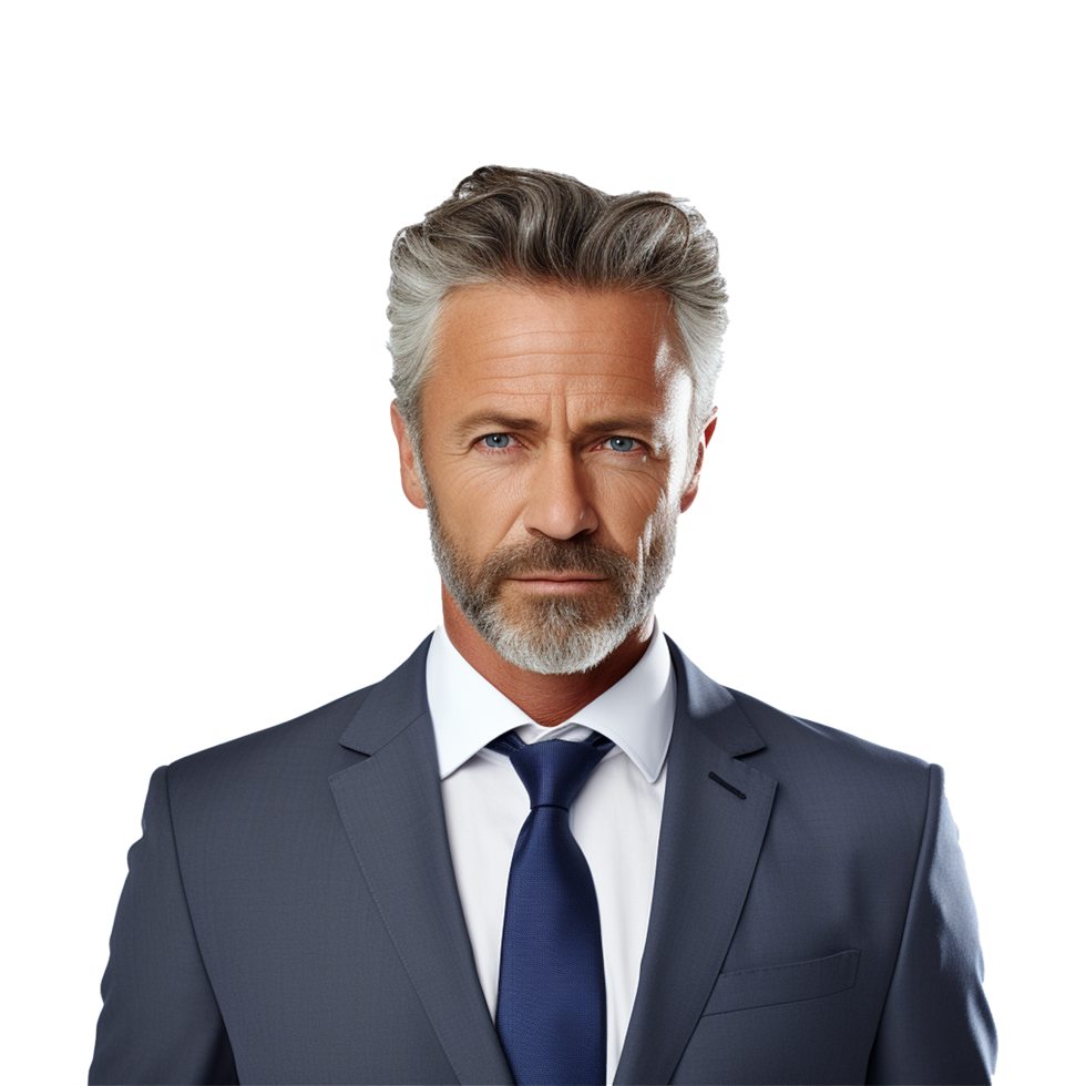 AI generated Businessman isolated on transparent background png