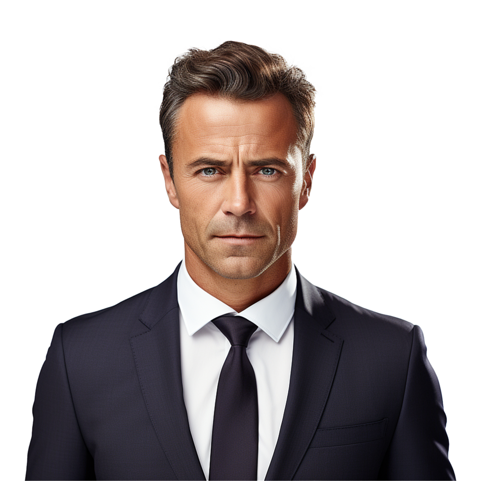 AI generated Businessman isolated on transparent background png