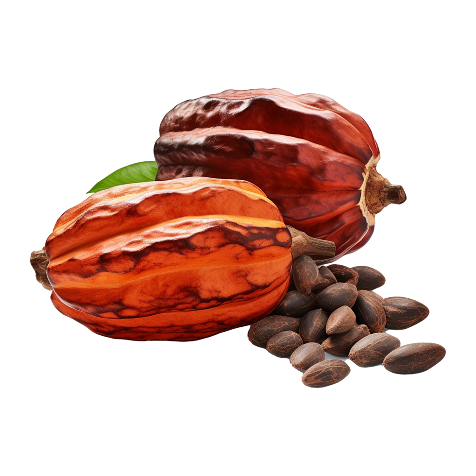 AI generated Cocoa png isolated on transparent background