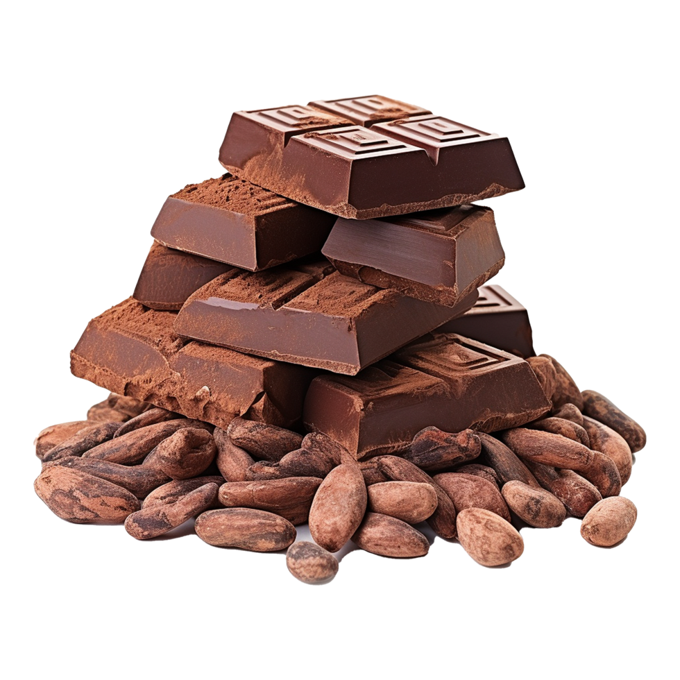 AI generated Cocoa png isolated on transparent background