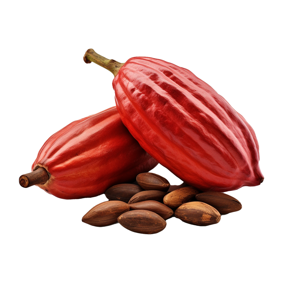 AI generated Cocoa png isolated on transparent background