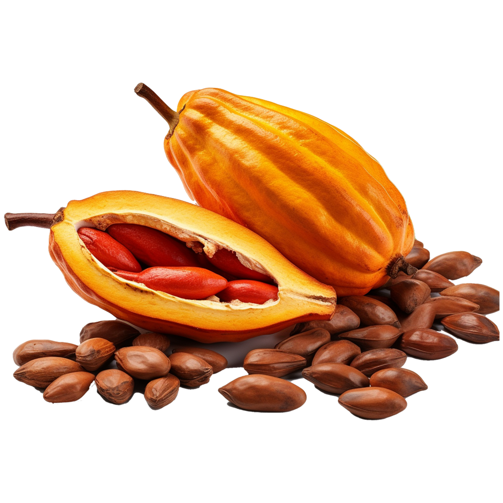 AI generated Cocoa png isolated on transparent background