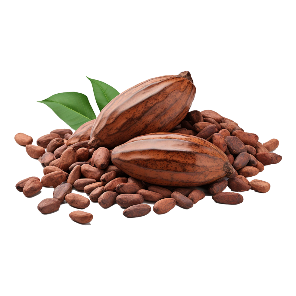 AI generated Cocoa png isolated on transparent background
